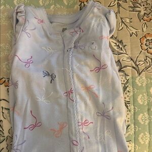 GAP Light Blue Sleep Sack with Bow Pattern